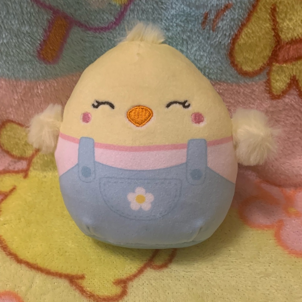 4” Squishmallow Aimee the Chicken Easter edition